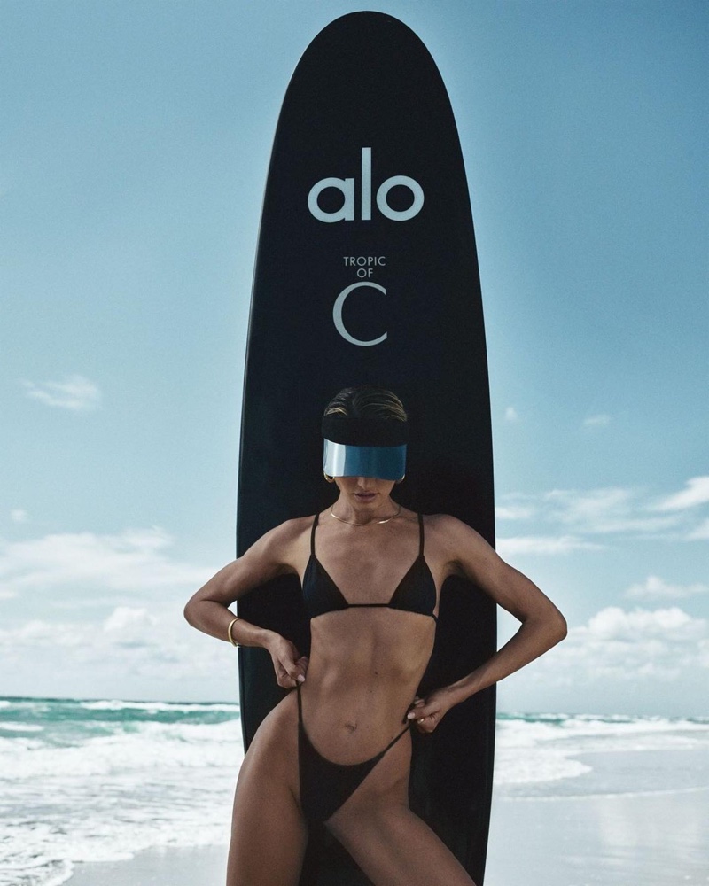 Candice Swanepoel Alo Tropic C Swim Campaign