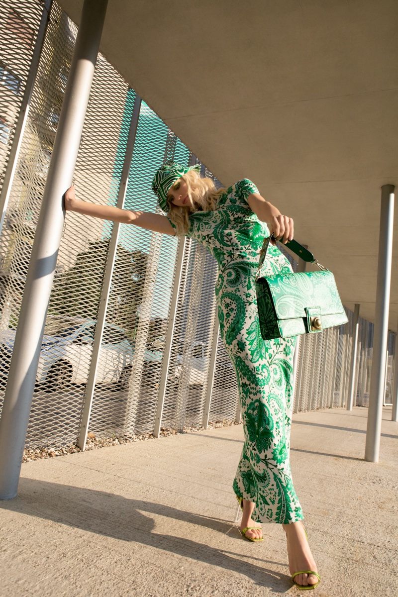 Elodie Christ Wears Shades of Green for Marie Claire Hong Kong