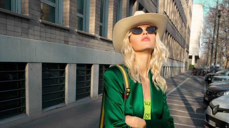 Elodie Christ Wears Shades of Green for Marie Claire Hong Kong