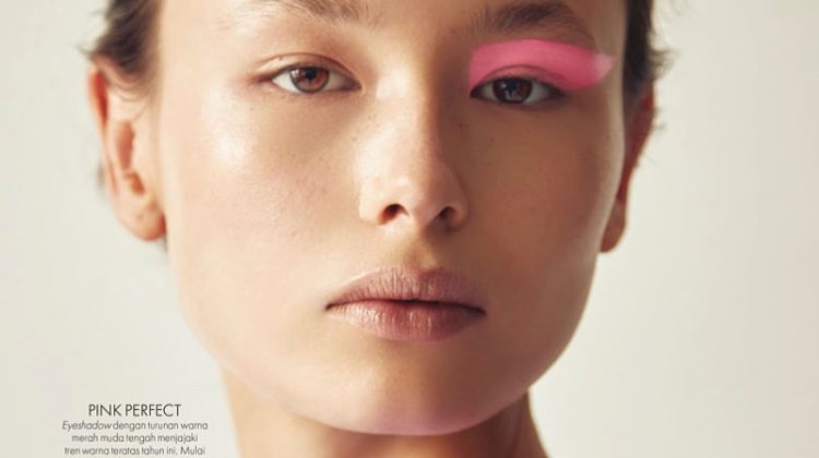 Emilia Arkensved Embraces Bold Beauty for ELLE Indonesia