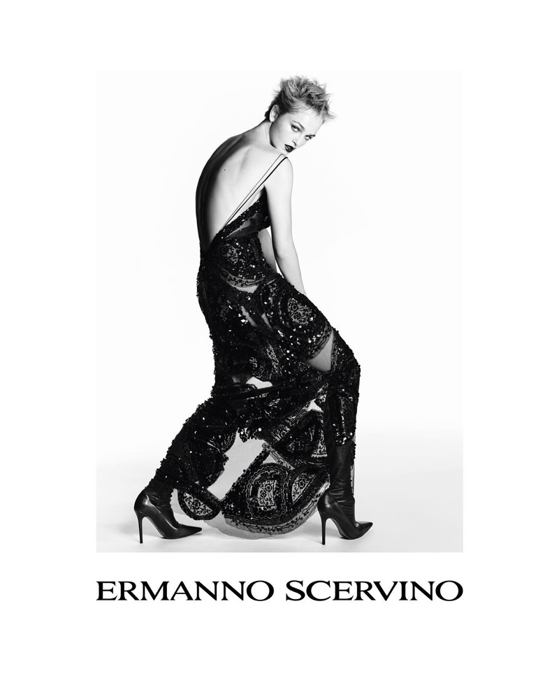 Ermanno Scervino Fall 2022 Campaign Lace Gown