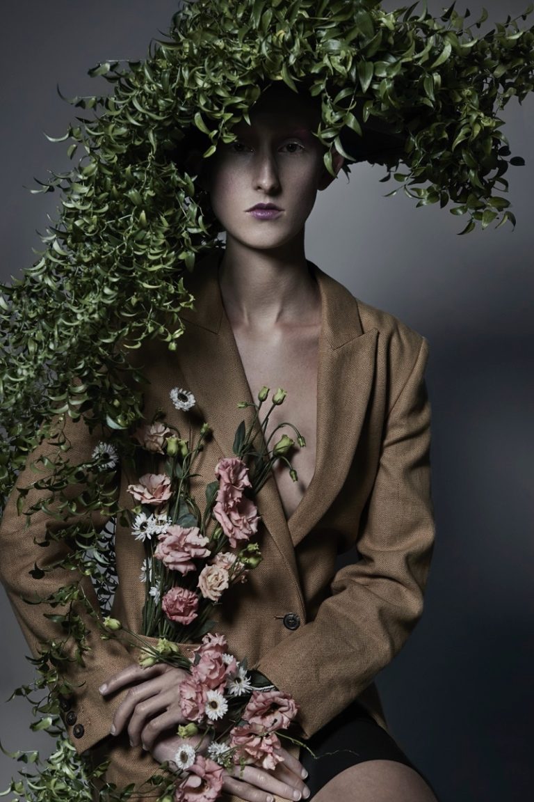 Unia Pakhomova Jay Wright Vogue Portugal Flower Beauty Editorial