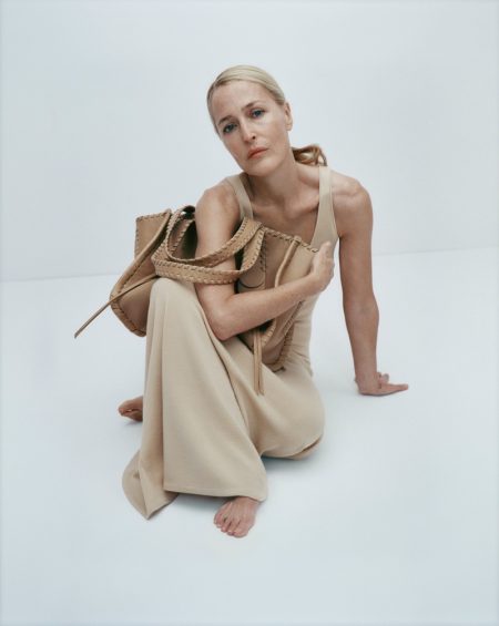 Gillian Anderson Takes the Spotlight for Chloe Pre-Fall 2022 Campaign Gillian Anderson Chloe Campaign