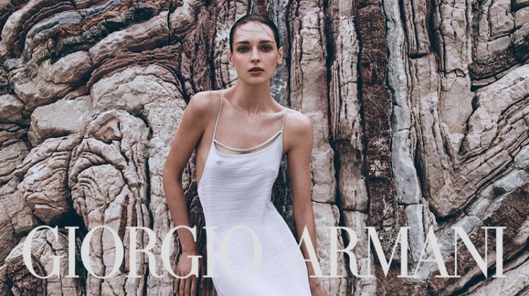 Giorgio Armani Summer 2022 Mare White Dress