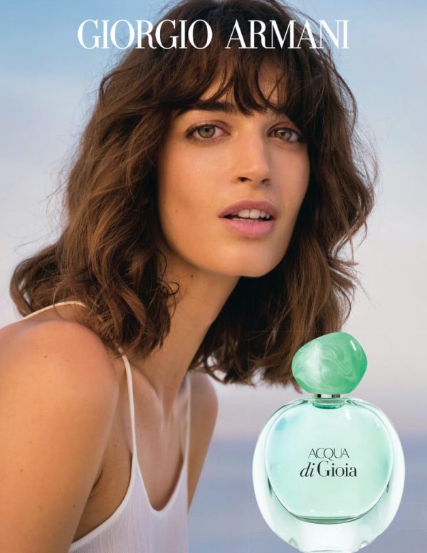 Greta Ferro Giorgio Armani Acqua di Gioia Fragrance Campaign