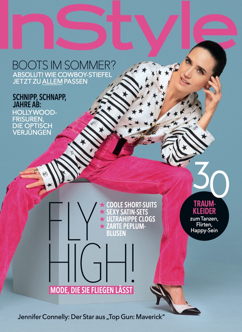 Where Fashion Brats Unite — Jennifer Connelly Covers Elle Italia, May 2022