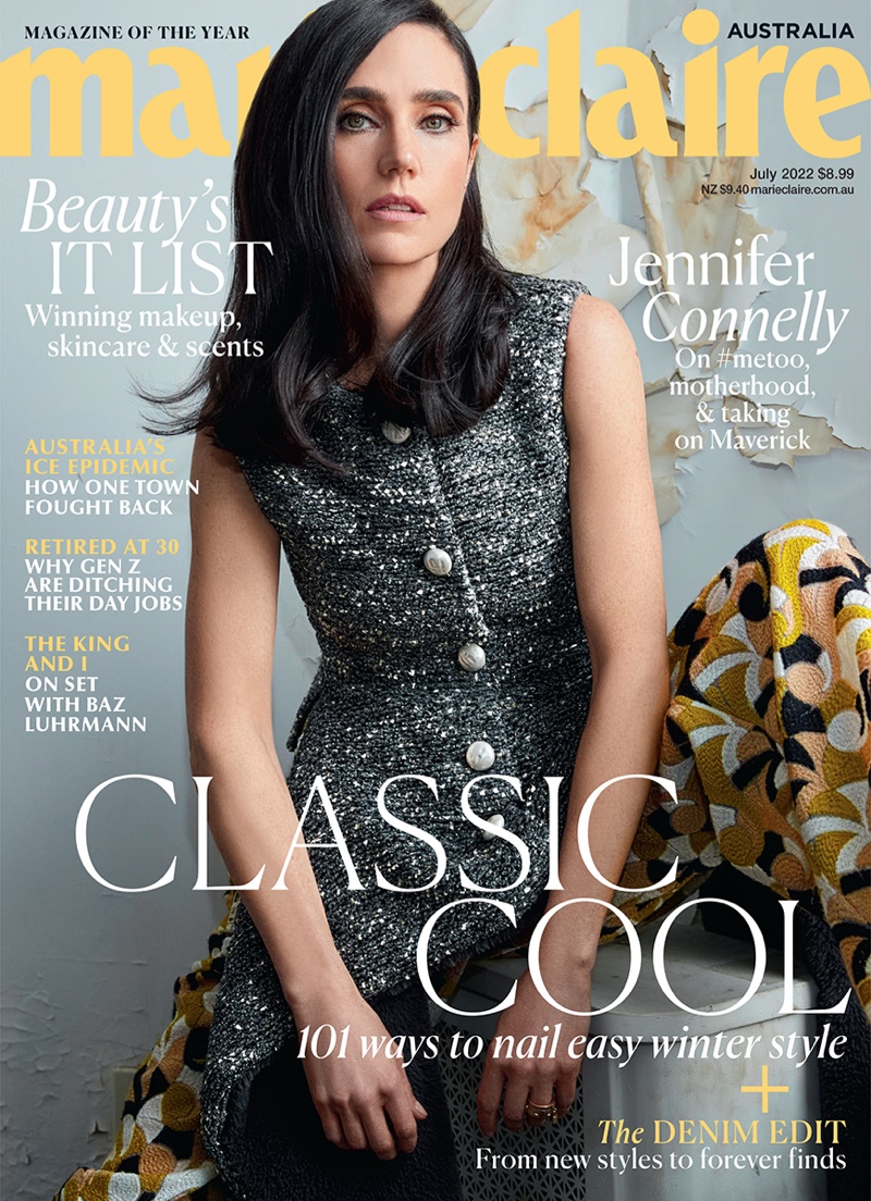 Jennifer Connelly Marie Claire Australia July 2022 Cover