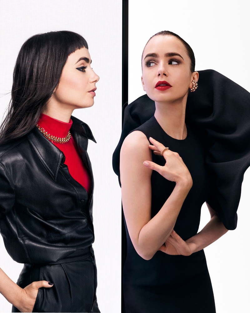 Lily Collins Clash de Cartier 2022 Campaign