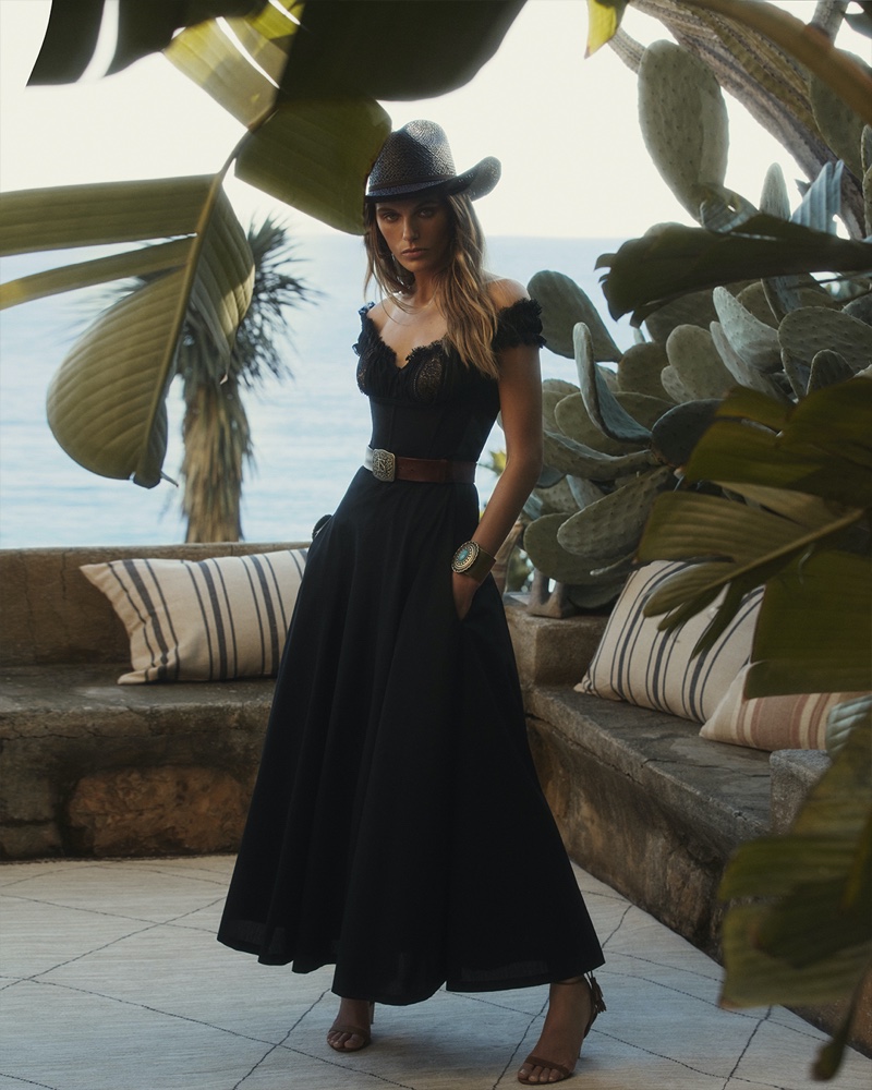 Luisa Spagnoli Black Dress Pockets Summer 2022