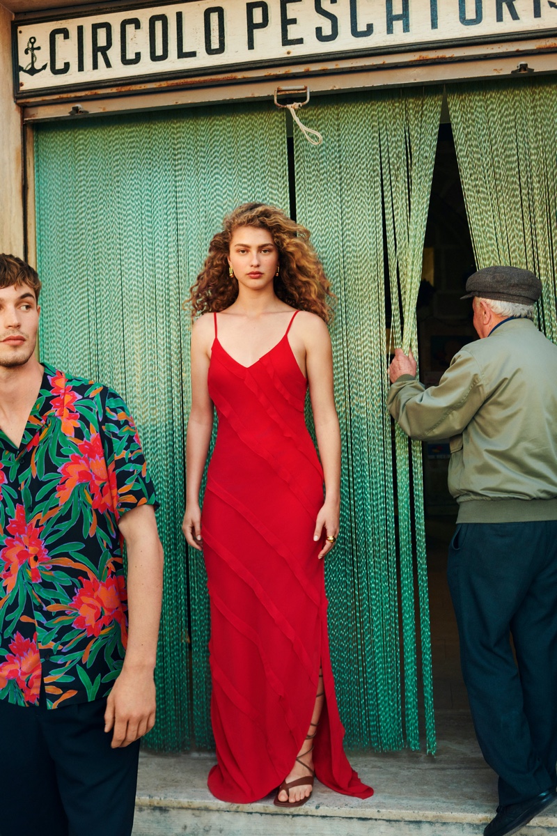 Mango Red Dress Summer 2022 Campaign