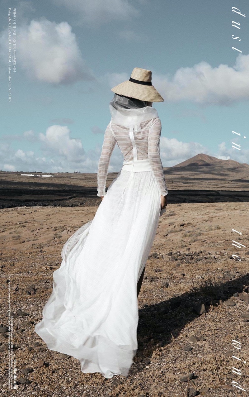 Marianne Painelli Embraces Ethereal Looks for Vogue Korea