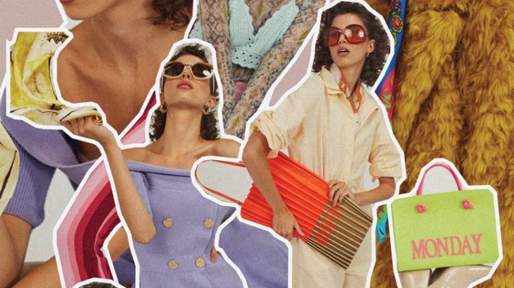 Mirka Poses in Retro Fashion for ELLE Bulgaria