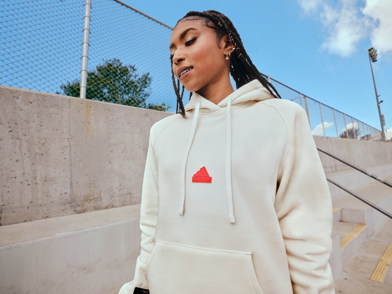 Gymnast Nia Dennis adidas Hoodie