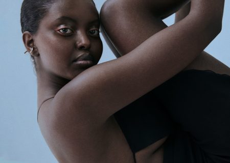 Exclusive: Raey by Ramona Reuter in 'Postmodern Girl' Dress No.21 and Earcuff Marie C. Photo: Ramona Reuter