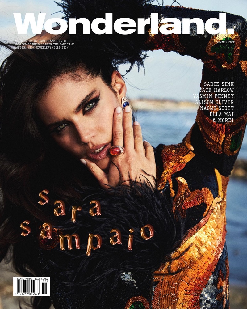 Sara Sampaio Wonderland 2022 Cover Bulgari Jewelry