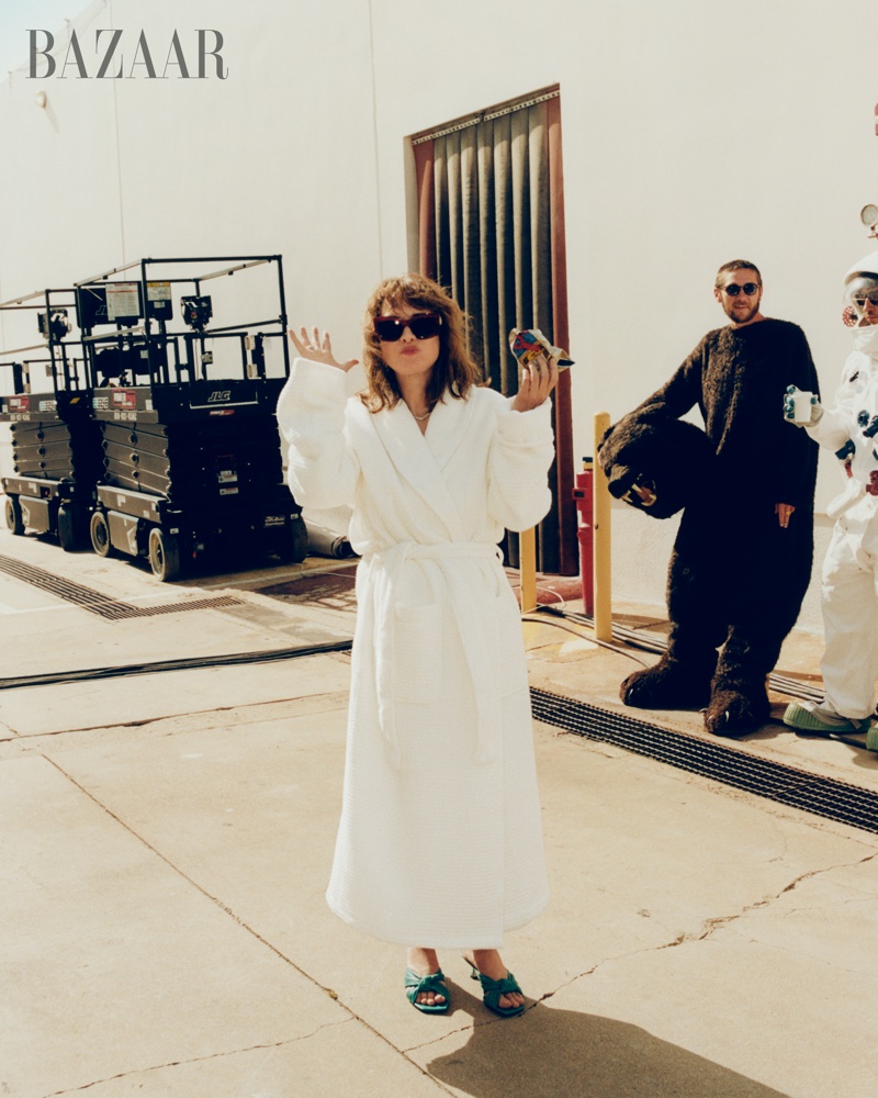 Winona Ryder Spa Robe