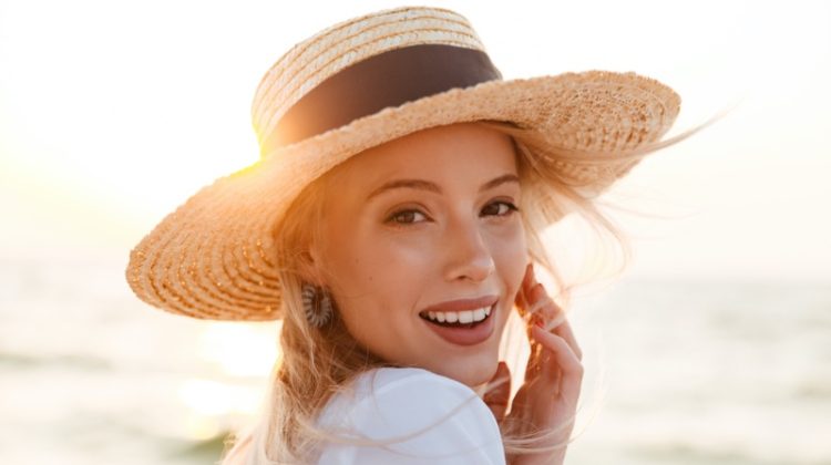 Woman Sun Beauty Straw Hat Summer