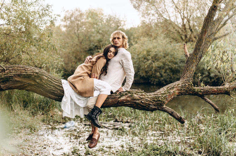 Boho Couple Tree Fashion Models