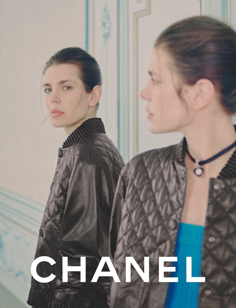 Charlotte Casiraghi Quilted Chanel Jacket