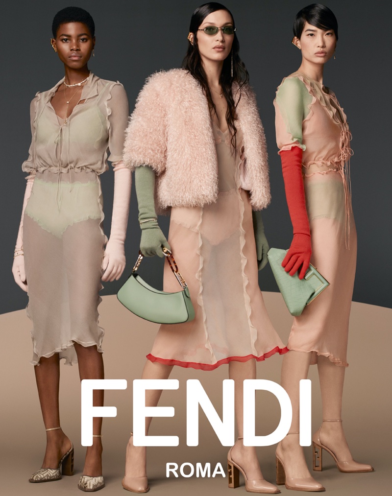Bella Hadid Leads Fendi Fall 2022 Campaign