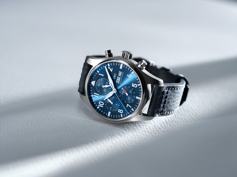 IWC Pilot’s Watch Chronograph 41 Blue Miratex Strap