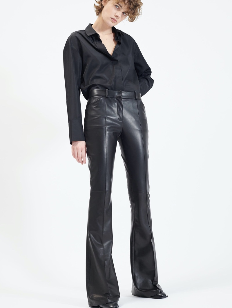 Leather Flares