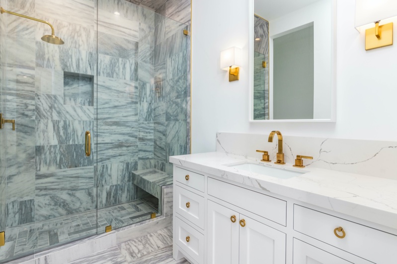 Luxury Bathroom Marble Wall