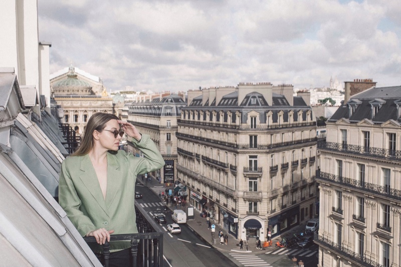 Marta Romashina Poses in Paris for Vingt Sept Magazine