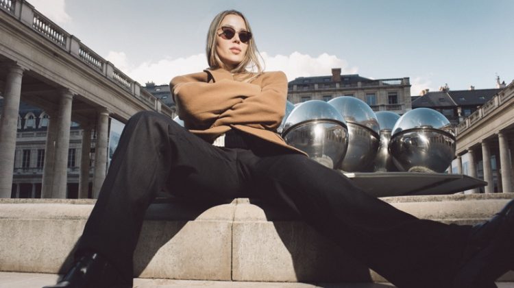 Marta Romashina Poses in Paris for Vingt Sept Magazine