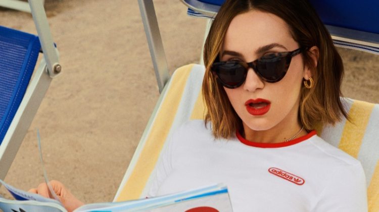 Euphoria’s Maude Apatow Relaxes in Italy for ASOS x adidas Originals