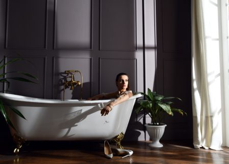 From Drab To Fab: 5 Suggestions For Transforming Your Bathroom Model Bathtub Heels Floor Fashion