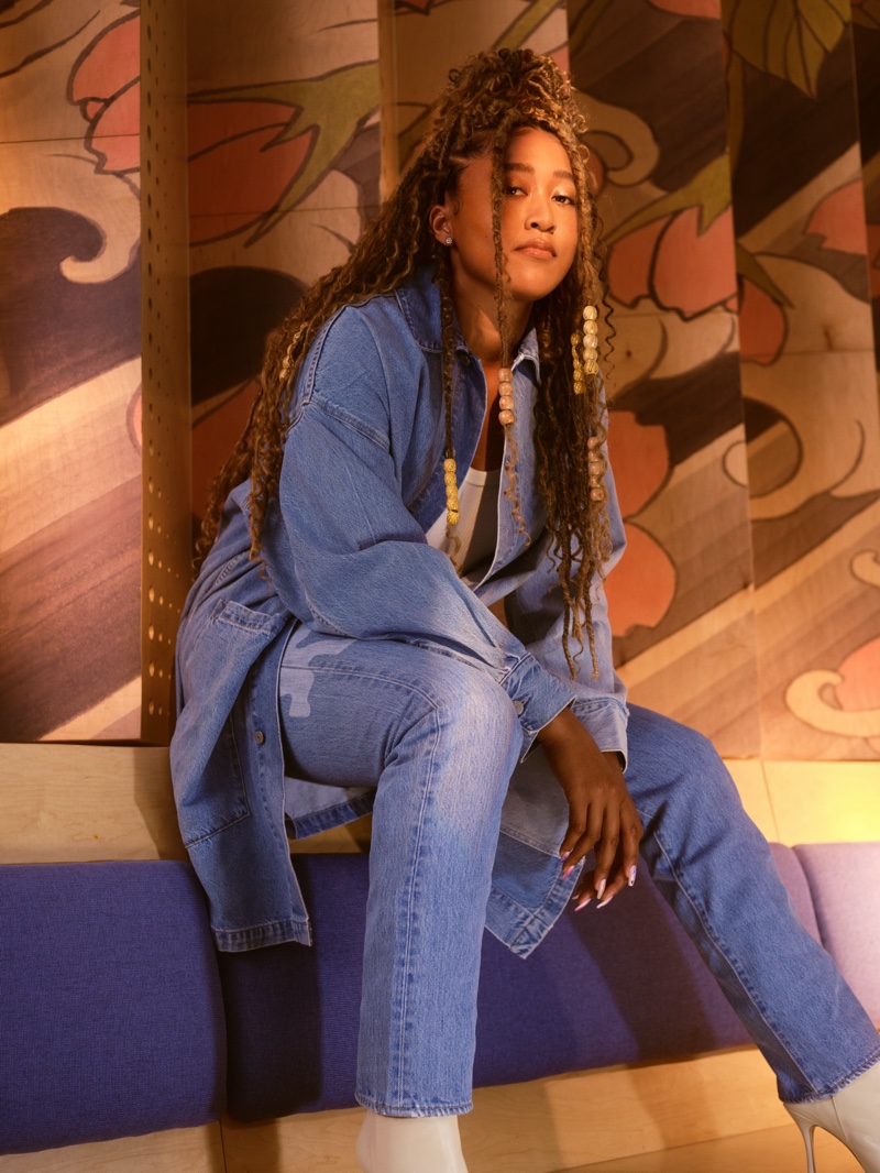 Levi's Naomi Osaka Denim Summer 2022 Campaign