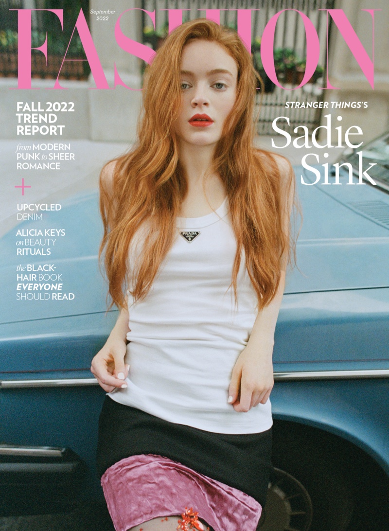 Sadie Sink FASHION Magazine September 2022 Cover
