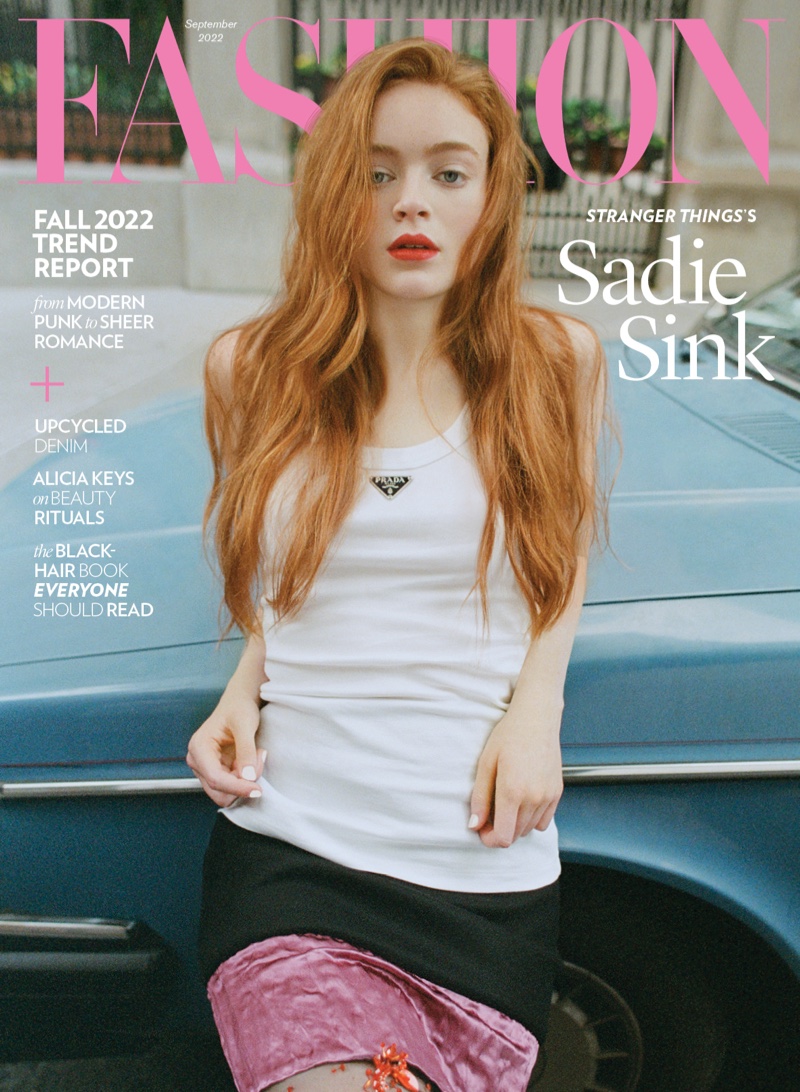 Sadie Sink FASHION Magazine 2022 Cover Photoshoot01 