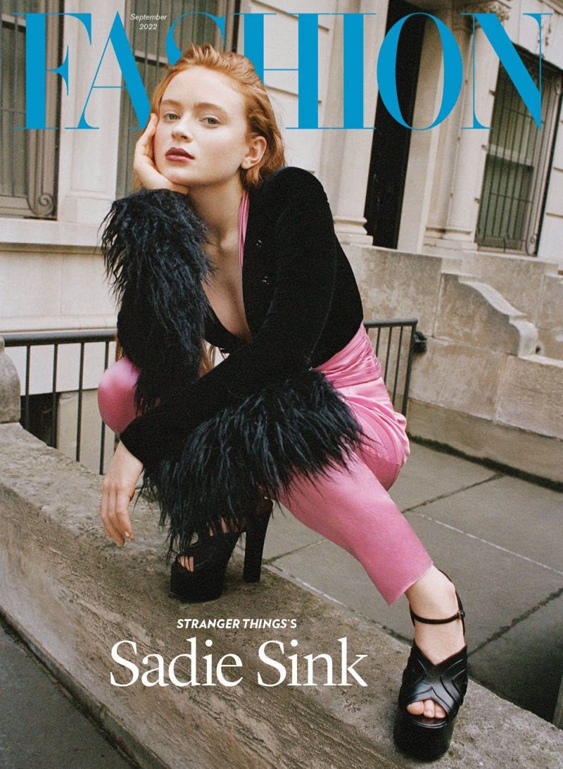 Sadie Sink Stranger Things Fashion Magazine Cover