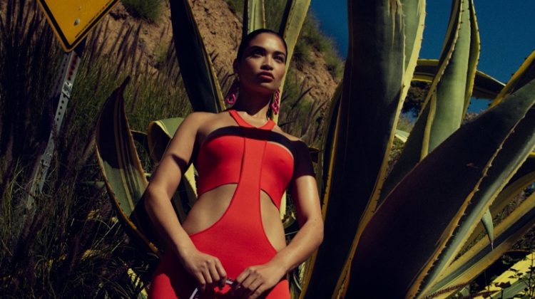 Shanina Shaik Poses in ‘The Hills’ for InStyle Germany