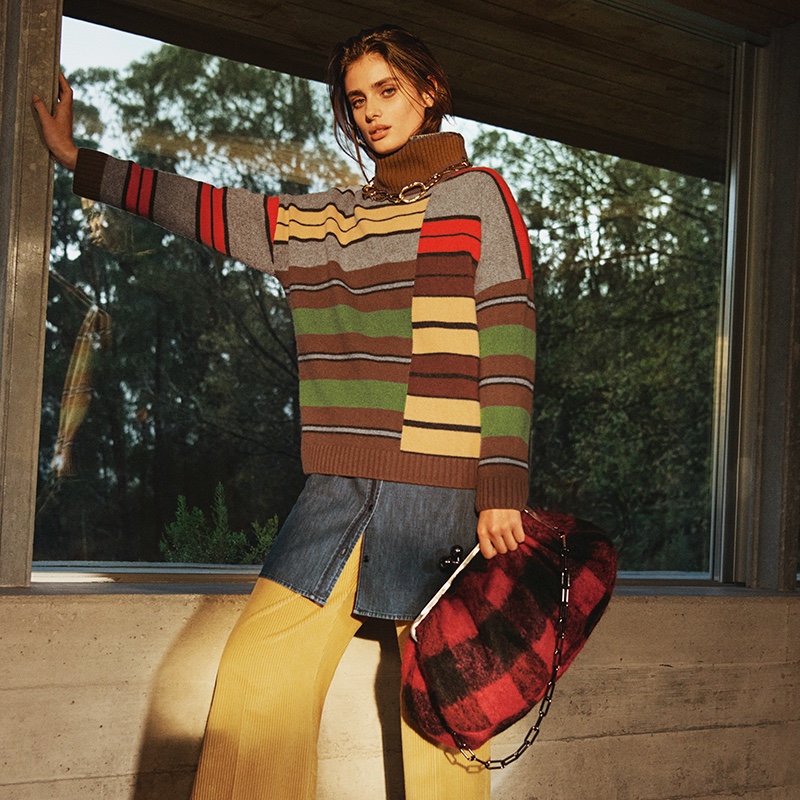 Taylor Hill Weekend Max Mara Fall 2022 Campaign