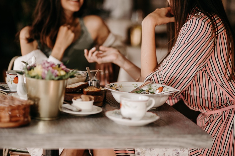 Women Eating Lunch Out