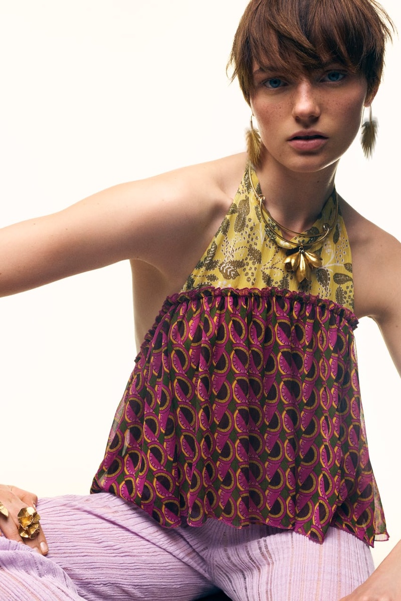 New In: Fran Summers Wears Zara's Boho Prints
