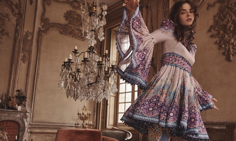 Pastel Dress Zimmermann Fall 2022 Campaign