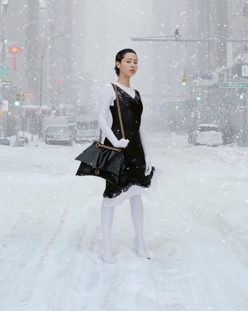 Alexa Demie Balenciaga Campaign Snow