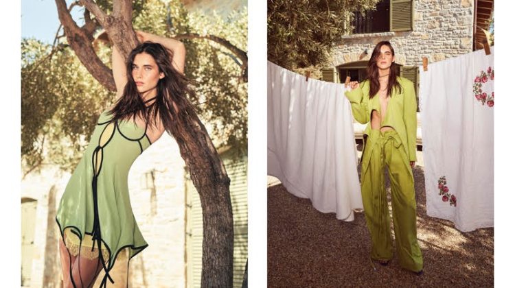 Andrea Jadranka Embraces Late Summer Fashion for Vogue Turkey
