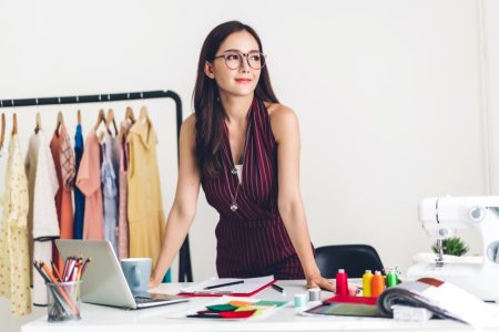 Follow Your Passion: 5 Reasons to Start an Online Clothing Boutique Asian Woman Designer Clothing Fashion Office