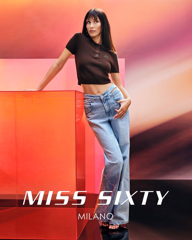 Bella Hadid Miss Sixty Fall 2022 Campaign