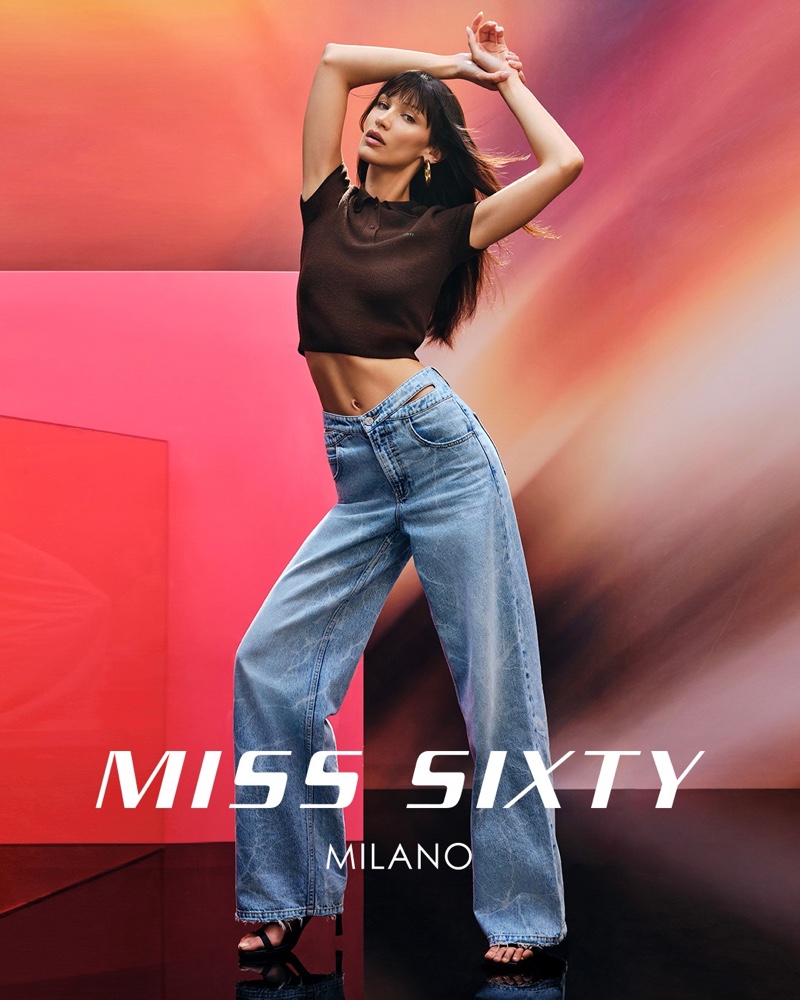 Bella Hadid Mom Jeans Miss Sixty