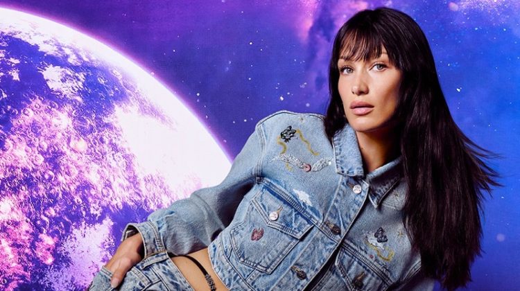 Miss Sixty Denim Shorts Bella Hadid Fall 2022