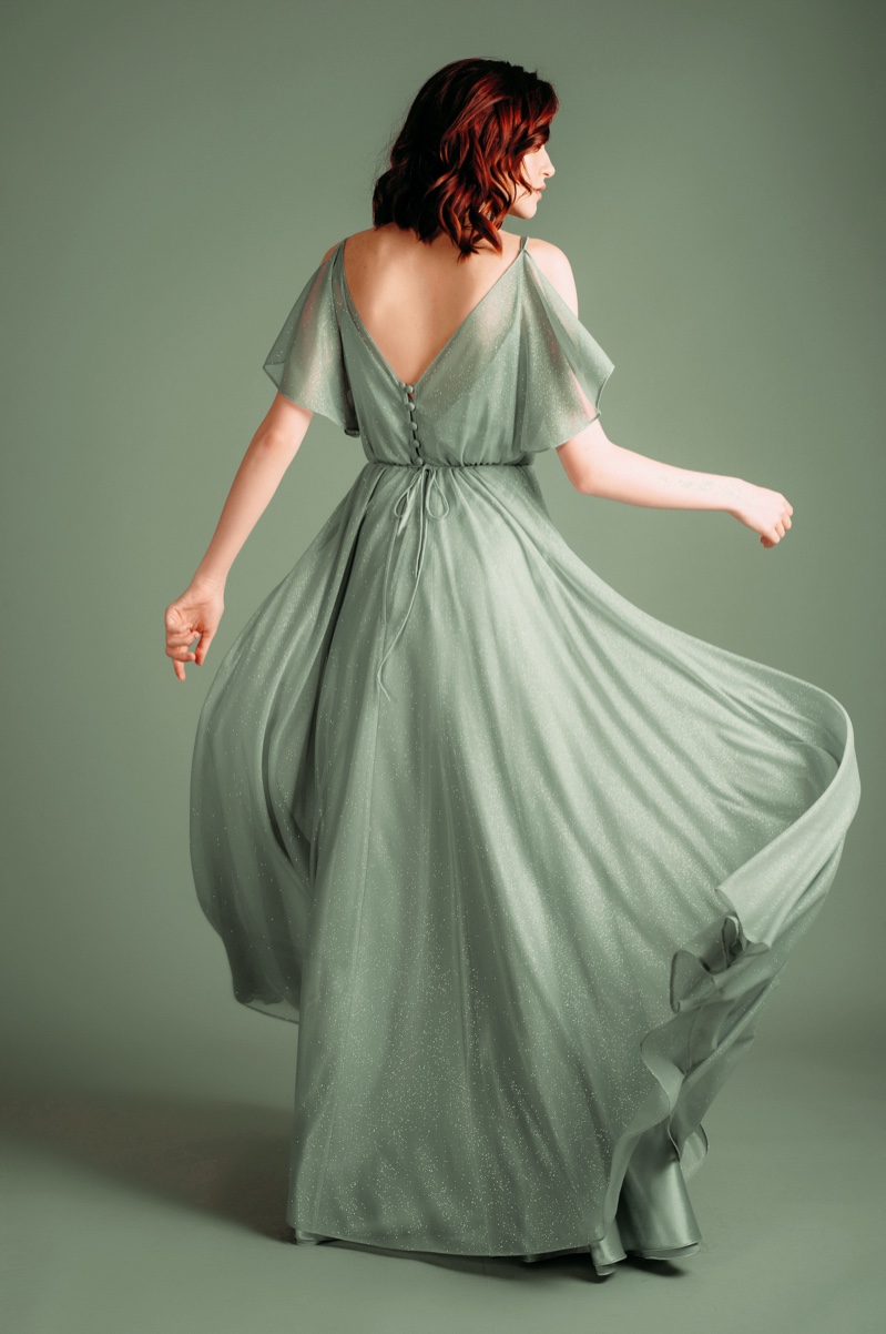 Bridesmaid Sage Green Wedding Dress