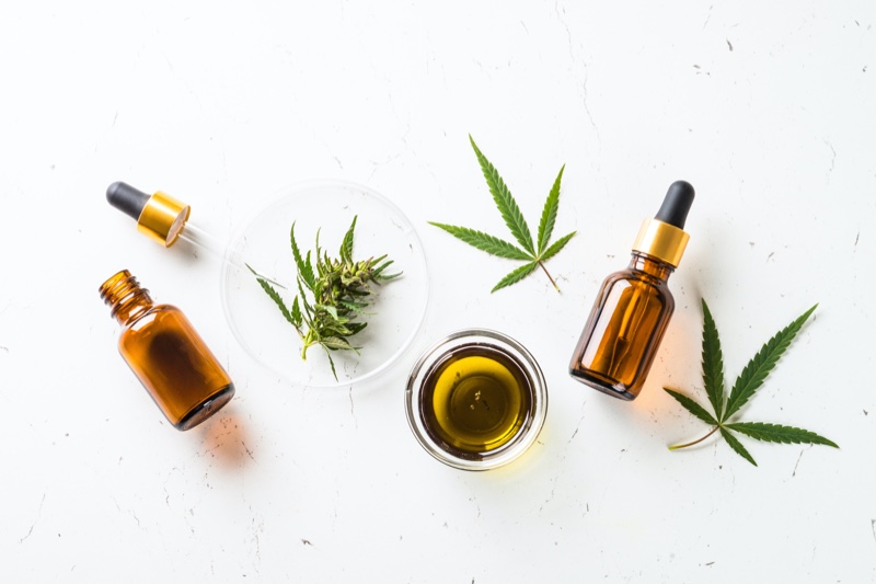 CBD CBG Oil Concept