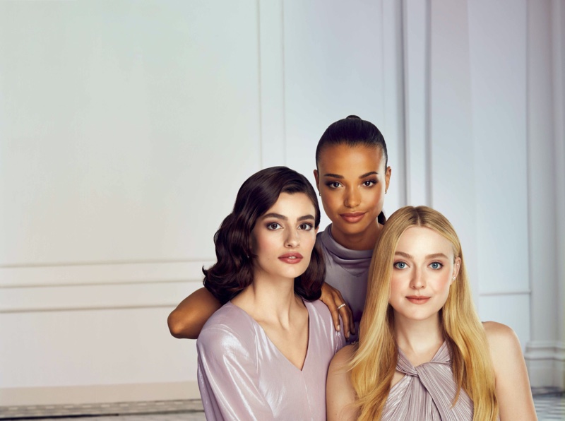 Diana Silvers Ella Ballinska Dakota Fanning Cle Peau Beaute Campaign 2022