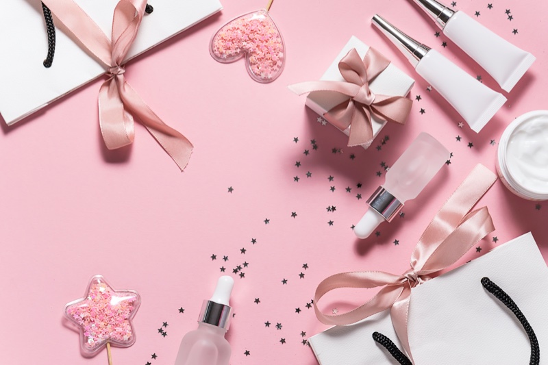 Cosmetics Gift Bag Pink